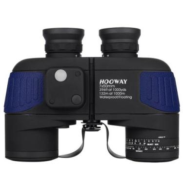 Imagem de Binóculos HOOWAY impermeáveis à prova de neblina 7x50 com telêmetro e 