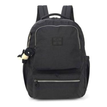 Imagem de Mochila de costas juvenil notebook crinkle up4you - preto