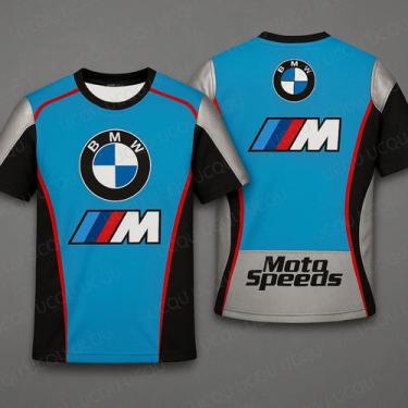 Imagem de Camiseta Toprak Razgatlioglu SBK Racing BMW Moto, Respirável, Para Ent
