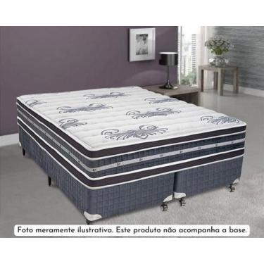 Imagem de Colchão Silver Star Hibrido One Face Castor, Queen (C:198cm x L:158cm)