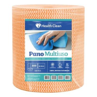 Imagem de Pano De Limpeza Multiuso Laranja 28cmx40cmx240m - 600 Panos - HEALTH C