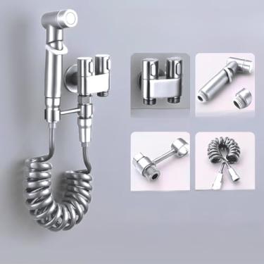 Imagem de Kit Completo Ducha Higiênica Com Válvula Dupla Ducha Borrifador Ergônomico Para Banheiro Elegante Para Lavabo - Cromado