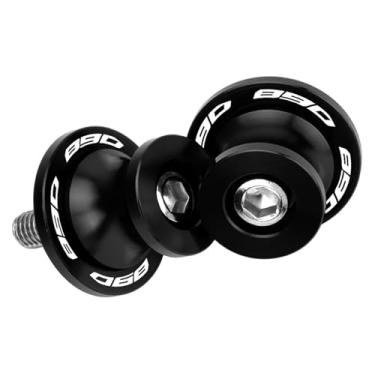 Imagem de Carretéis de braço oscilante para motocicleta M10 Protetores de braço oscilante traseiros acessórios de alumínio CNC compatíveis com 890 SMT 2023-2024 (preto)