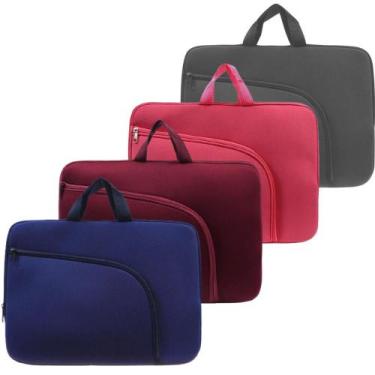 Imagem de Bolso Maleta Resistente para Notebook com Bolso Externo Alça de Ombro 