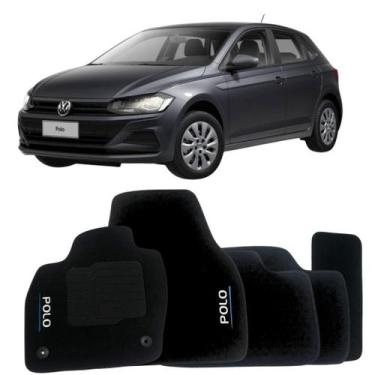 Imagem de Jogo Tapete Interno Carpete Polo Ano 2018 À 2024 Fácil Limpeza Sob Med