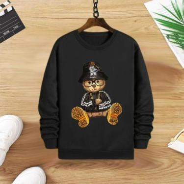 Imagem de Blusa moletom infantil - Mc kids , Preto, 10
