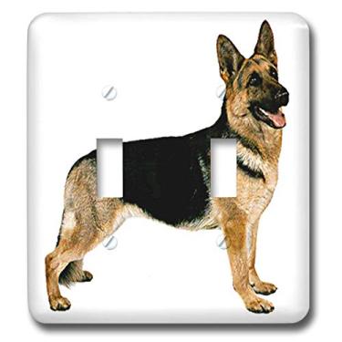 Imagem de 3dRose lsp_654_2 Interruptor de alternância duplo pastor alemão