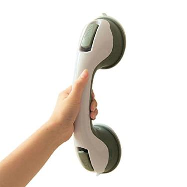 Imagem de Alça antiderrapante de segurança para corrimão, antiderrapante para banheiro, ventosa para idosos, banheira, banheiro, alça de apoio para banheira/conforme mostrado