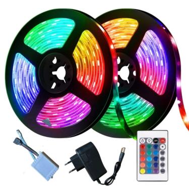 Imagem de Fita de luz LED Tik Tok 5m Multi Control RGB 2835 com Power Sun