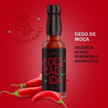 Imagem de Molho de pimenta DESCABIDA 60 ml  - tipo Dedo de Moça