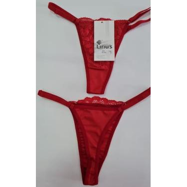 Imagem de Tanga fio dental Ref. 04-794 - LÍRIUS, Preto, Branco, Chocolate, Roman