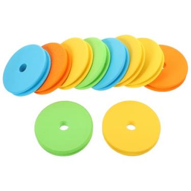 Imagem de Angoily 10 peças de suporte de carretel de linha de pesca de espuma de 9,95 polegadas, placas de enrolamento de pesca de cores sortidas para organização de linha