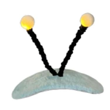 Imagem de Pegciuho Decoração para Capacete de Esqui Tentáculos Acessório para Capacete Flexível Leve Dobrável Ornamento Fácil de Instalar Poliéster Adequado para Esqui C, Abelha Verde Claro