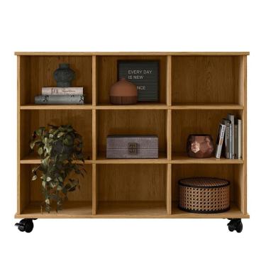 Imagem de Nicho Organizador Com Rodízios Freijó - Qmovi