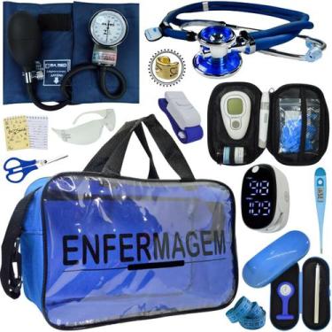 Imagem de Kit Enfermagem Transparente Estagio Academico Completo - Love Saude, A