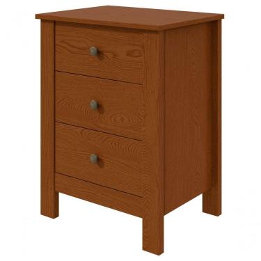 Imagem de Mesa De Cabeceira 3 Gavetas Maggiore New - Lopas Frassino