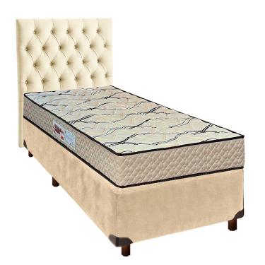 Imagem de Kit Cabeceira + Cama Box + Colchão Solteiro D33 Maxsono Paropas