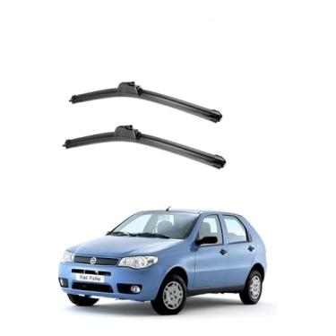 Imagem de Par Palhetas Limpador Chuva Parabrisa Palio/Weekend 1996 97 98 99 Á 2016 Siena 1998 á 2011