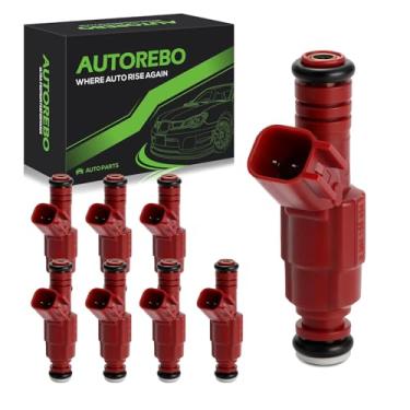 Imagem de Conjunto de 8 injetores de combustível compatível com Dodge Dakota Ram 1500 2500 3500 Van Durango, V8 5.9l 2000 2001 2002 2003# Substitui FJ437 RL031740AA 53031740AA 0280155933 4 0-2 80-155-934