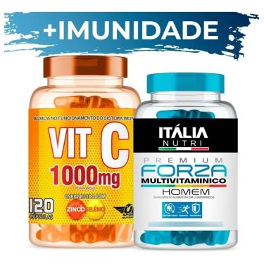 Imagem de Combo Foco Na Imunidade - Vitamina C + Forza Multivitamínico
