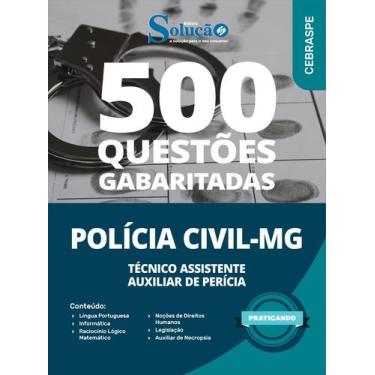 Imagem de Caderno de Questões PC-MG - Técnico Assistente - Auxiliar de Perícia -