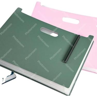 Imagem de Pasta Organizadora Sanfonada com 13 Divisões, Material Plástico, Cores Sortidas, Divisórias e Pastas, Envelopes para arquivamento para Documentos e Papéis