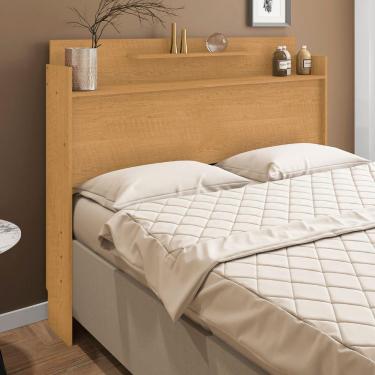 Imagem de Cabeceira De Casal Com 2 Prateleiras Cristais Naturalle