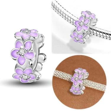 Imagem de 1 peça de berloque de prata elegante para mulheres, faça você mesmo e roupa diária combinando joias decoração presente para mamãe, 10.5*6.2mm, Prata, Sem Pedra Preciosa