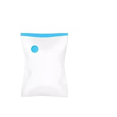 Imagem de Kit 10 SacosGrande saco de armazenamento a vácuo, cobertor, roupas, saco de armazenamento de edredom((40 * 60）* 10+ bomba)