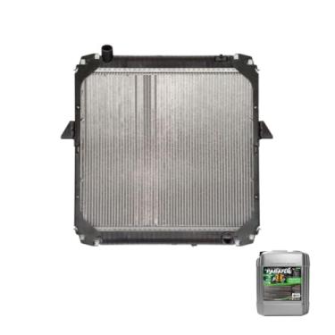 Imagem de Kit Radiador MB 1518/1718 Eletrônico + Aditivo Radiador Paraflu Verde 20 Litros