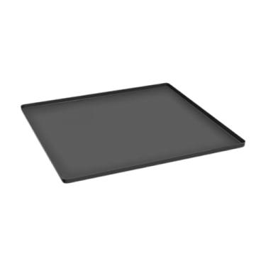 Imagem de Bothyi Tapete de silicone para mini geladeira, bandeja coletora de gotejamento reutilizável e impermeável para colocar embaixo da geladeira, ideal para, Preto