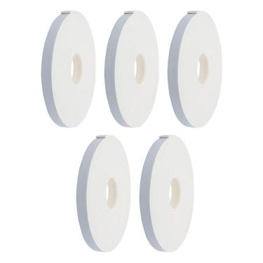 Imagem de Fita Adesiva De Espuma Kit 5 Uni Janela Porta 5 Metros Protege Veda Vidro Batente Movel Isola Impermeavel