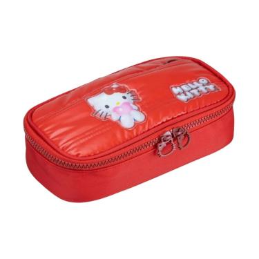 Imagem de Estojo Box Escolar Hello Kitty Puffer Meninas Juvenil