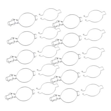 Imagem de Generic Conjunto de 10 presilhas de arame para potes de vidro, ideais para conservar folhas de chá, mel, geleia, picles e outros produtos com boca larga.