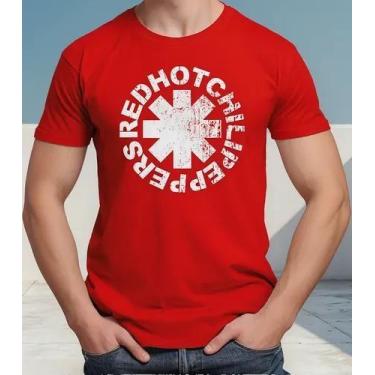 Imagem de Camiseta Camisa Algodão Feminina Masculina Adulto Banda de Rock Redd H