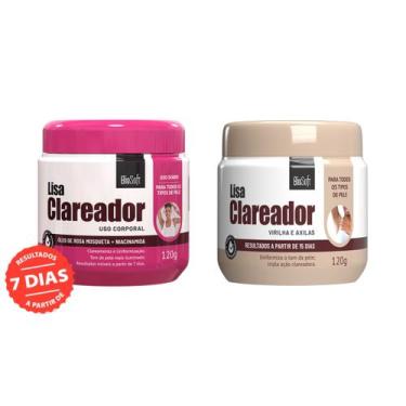 Imagem de Clareador Íntimo Virilha Axila Gengibre Chinês Rosa Mosqueta - Bio Sof