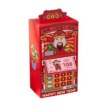 Imagem de Nishiyuenyi Envelope Vermelho de Ano Chinês com Desenho Animado, Ano Do Cavalo 2026, Envelope para Dinheiro, Hongbao, Lembrancinhas de Festa, Bolso Vermelho, Deus Da Fortuna