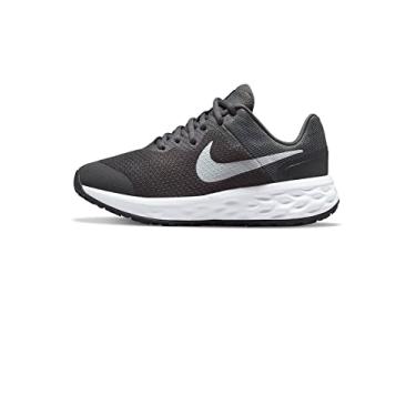 Imagem de Nike Tênis de corrida feminino Revolution 6, Cinza ferro, branco, cinza fumê, 16