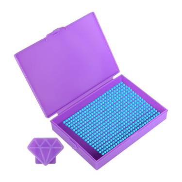 Imagem de Fiocias Bandeja Organizadora de Miçangas com Tampa para Arte com Diamantes, Empilhável, Ideal para Organizar Materiais de Artesanato, Tolet, Tamanho real