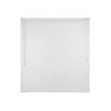 Imagem de Persiana Horizontal de PVC 1.20x1.30m Sofisticada - Resistente e Elegante para Sala Quarto Escritório Residencial e Comercial (Branco 1,20L x 1,30A)