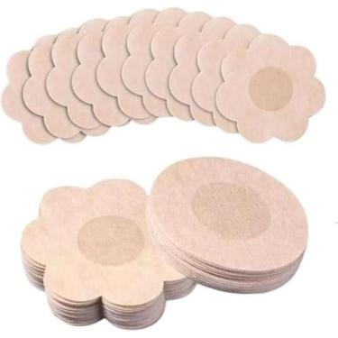 Imagem de Kit 10 Tapa mamilo minimalista Adesivo protetor de peito - Big Store