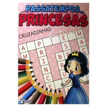 Imagem de Passatempos de Princesas - Cruzadinhas - Branca de Neve - Bicho Espert