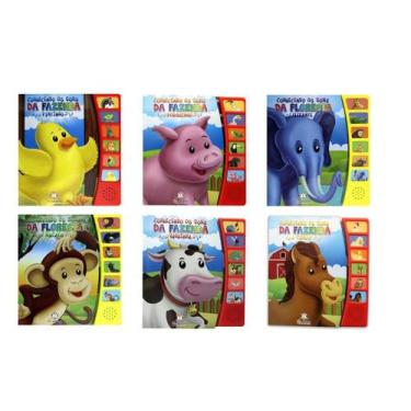 Imagem de 6 Livros Sonoros - Coleção Conhecendo Os Sons Dos Animais - Kit de Liv