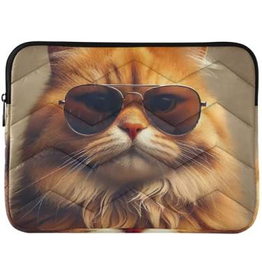 Imagem de Capa para notebook fofa gato gatinho para MacBook Pro capa universal 13-14 polegadas 13-14 polegadas capa para laptop