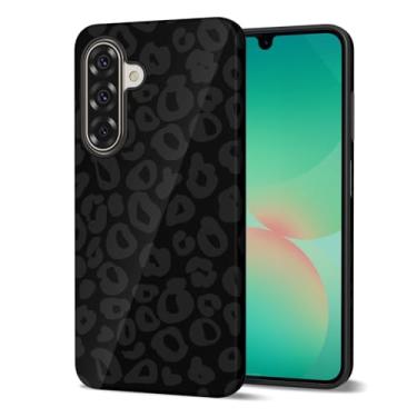 Imagem de Svanove Capa de telefone com estampa de chita para Samsung Galaxy A26 5G feminina, linda capa de leopardo para mulheres, design de estampa animal retrô moderna de luxo, padrão estético Y2k Slim Hard