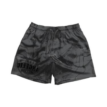 Imagem de Calças Esportivas Masculinas Leves De Secagem Rápida Com Padrão Cruzad