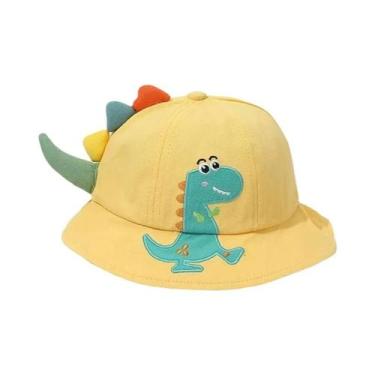 Imagem de Chapéu De Sol Infantil Dinossauro Primavera Verão Chapéu De Balde Para