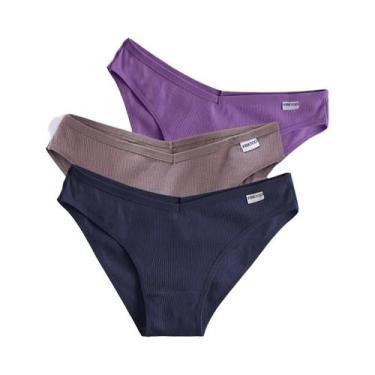 Imagem de Conjunto De Calcinhas De Algodão Sexy Femininas M-XXL Lingerie Íntima 