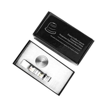 Imagem de Cápsulas De Café Reutilizáveis De Aço Inoxidável Nespresso, Cápsulas D