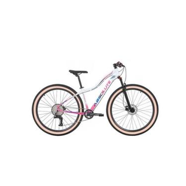 Imagem de Bicicleta Absolute Hera MTB 12 Velocidades K7 e Trava, Branco rosa, 15